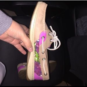 Pink/Purple Sperry Topsiders